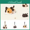 Gato Preto Desenho Animado Fofo Gato Siamês Desenho Animado Brinquedo de Pelúcia Pingente e Almofada Para Crianças e Colecionadores