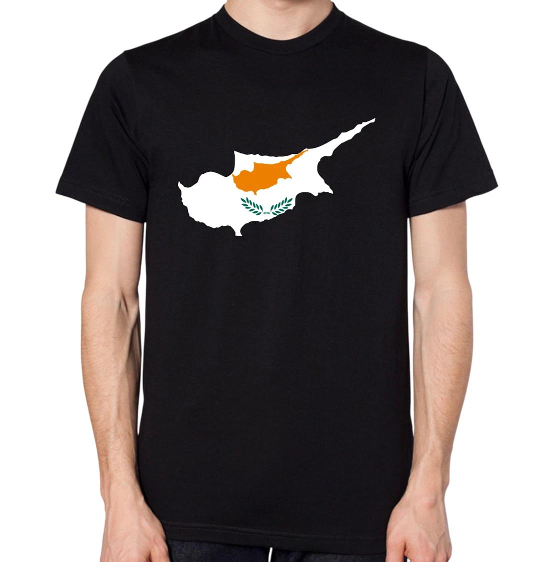 Cyprus Flag Map T-Shirt XS