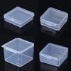 Mini-Kunststoffbox Rechteckig Durchscheinend Verpackungsbox Staubdicht Langlebig Stark Schmuckknopf Kleinteile Aufbewahrungsbox Behälter