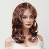 Parrucche Sintetiche Lunghe Ondulate Naturali Per Donna Ombre Biondo Bruno Ondulato Parrucca Naturale Capelli Resistenti al Calore Parrucche