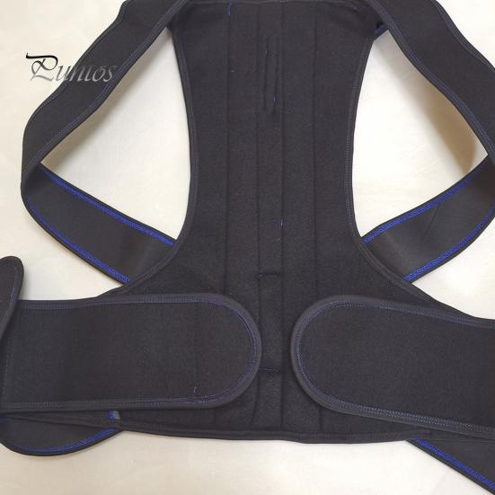 Belt Posture Lumbar Back Corrector Support Strap Shoulder Brace Neck Stretcher Trainer Hook And Loop Prevent Hunchback Multiple Straps Breathable
