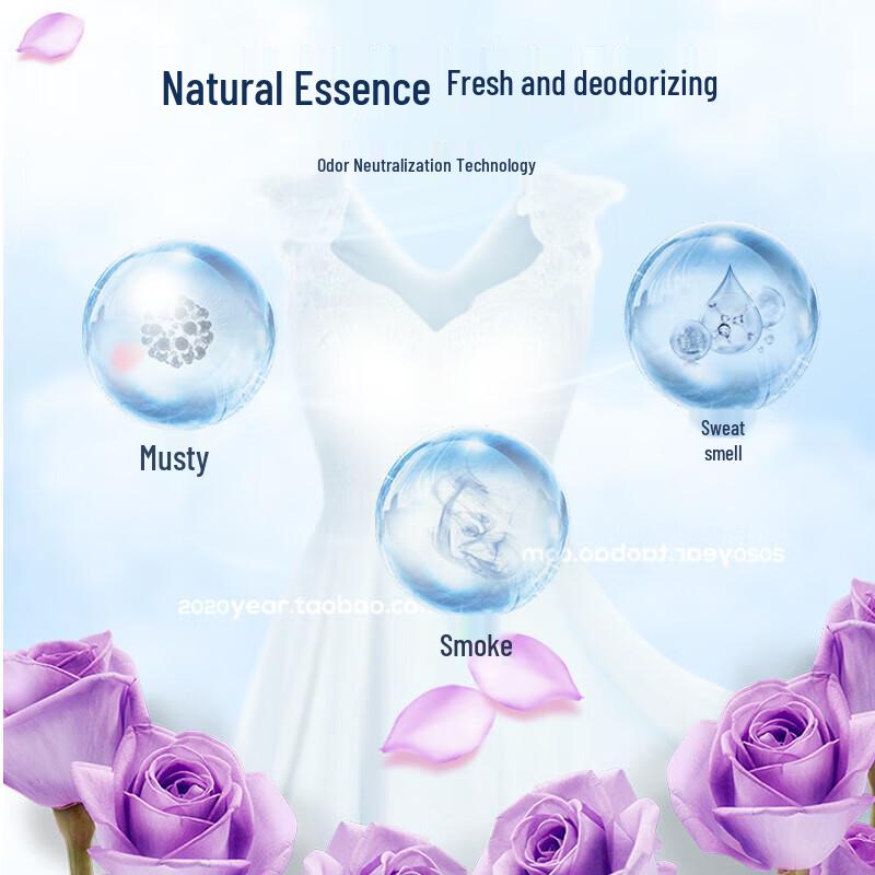 Huixun Baking Soda Rose Laundry Detergent