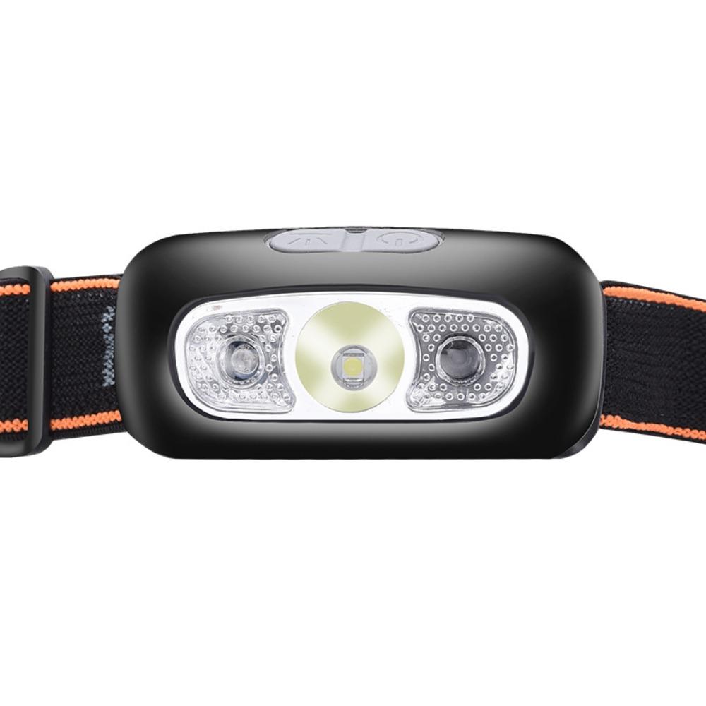 Super Bright LED Induction Headlamp USB Rechargeable Head Flashlight New COB Headlight  Fishing
