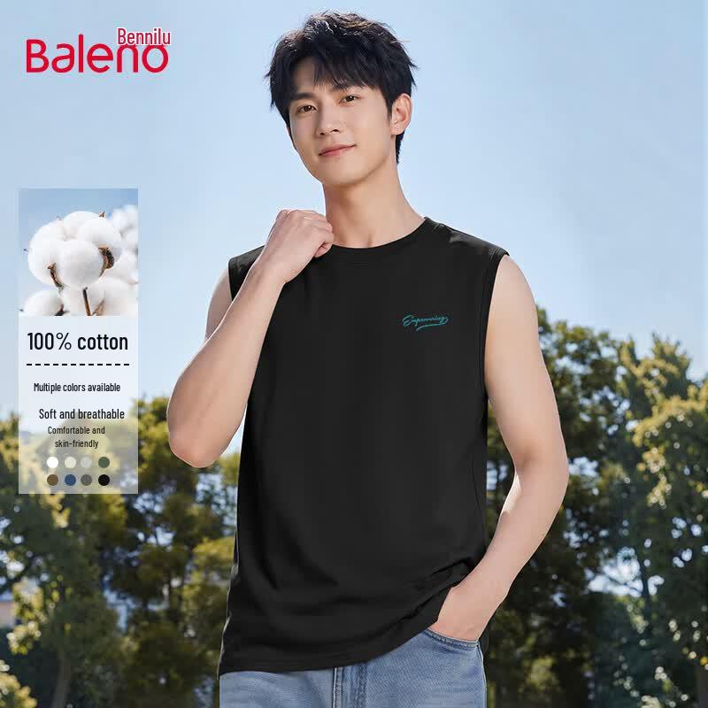 Baleno Men s Cotton Letter Print Tank Top XL