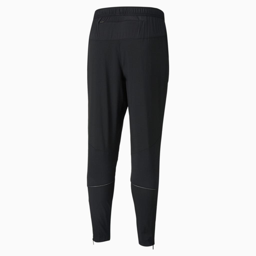 Puma RUN TAPERED WOVEN men's sweatpants black 52140401 r S