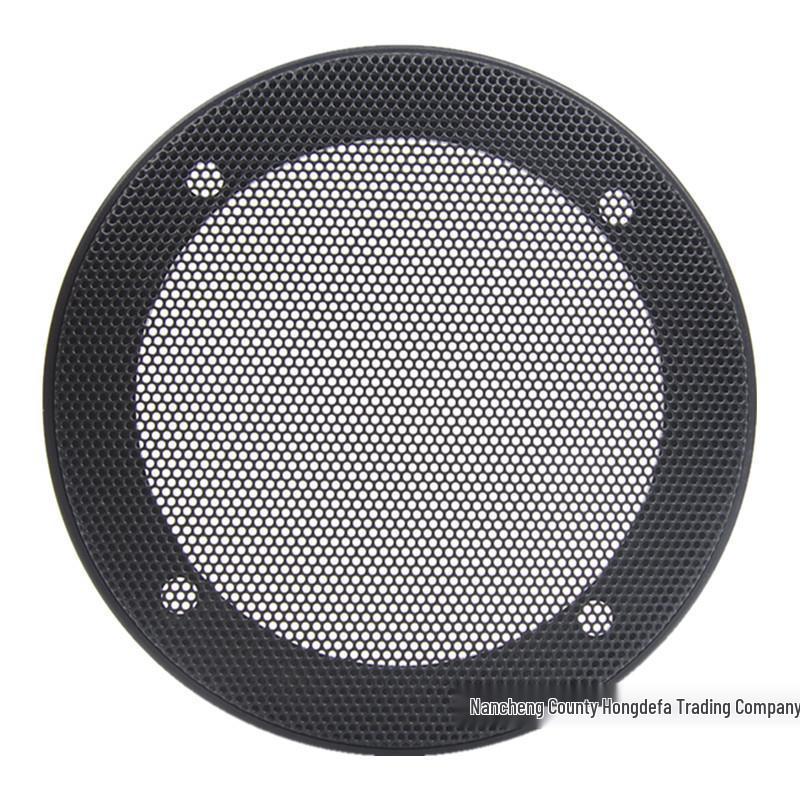 4", 5", 6.5" Car Speaker Grille & Decorative Ring Set with Mesh Cover