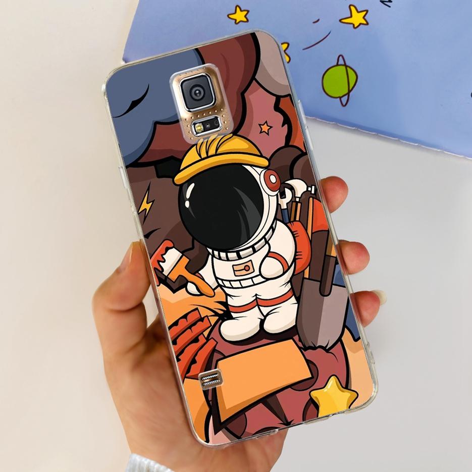 For Samsung Galaxy S5 Case SM-G900F G900I G900M Stylish Painted Cover Soft Silicone Phone Case For Samsung S5 S 5 GalaxyS5 Shell