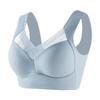 Plus Size Extended Fit Vest Style Seamless Bra, Wireless Fixed Pads Beauty Back Comfort Everyday Underwear for Women