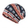 Plaid Print Pullover Hat Multifunctional Casual Hedging Cap fashion Turban Hats  Autumn and Winter