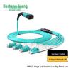 OM3 MPO-LC 8-Core Fiber Optic Patch Cable