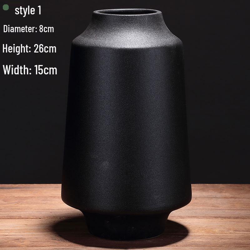 

Retro Terracotta Pottery Vase for Fresh or Dried Flowers - Ideal for Living Room, Hotel, Clubhouse, or Entrance Decoration