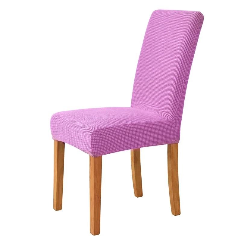 Thicker Fabric Skirt Chair Cover Quality Spandex Stretch Chair Covers for Dining Room Kitchen Banquet Home Decor Seat Slipcover
