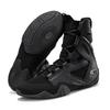 Herren Boxschuhe Professionell Atmungsaktiv Kampf Wrestling Schuhe Ausrüstung Rutschfest Marke Fitnessstudio Training Top Qualität Boxstiefel