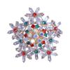 Corsage Flocon de Neige Strass Tendance Broches Pierres Précieuses Style Créatif Minimaliste Simple et Broche Polyvalente Bijoux de Mode
