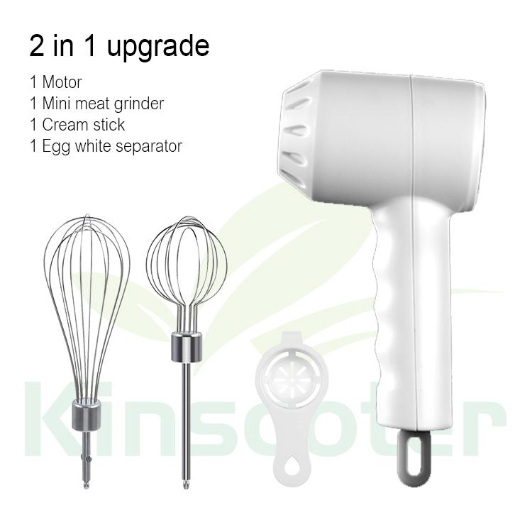 Wireless 3 Speed Mini Mixer Electric Food Blender Handheld Egg Beater Automatic Cream Food Cake Baking Dough Mixer