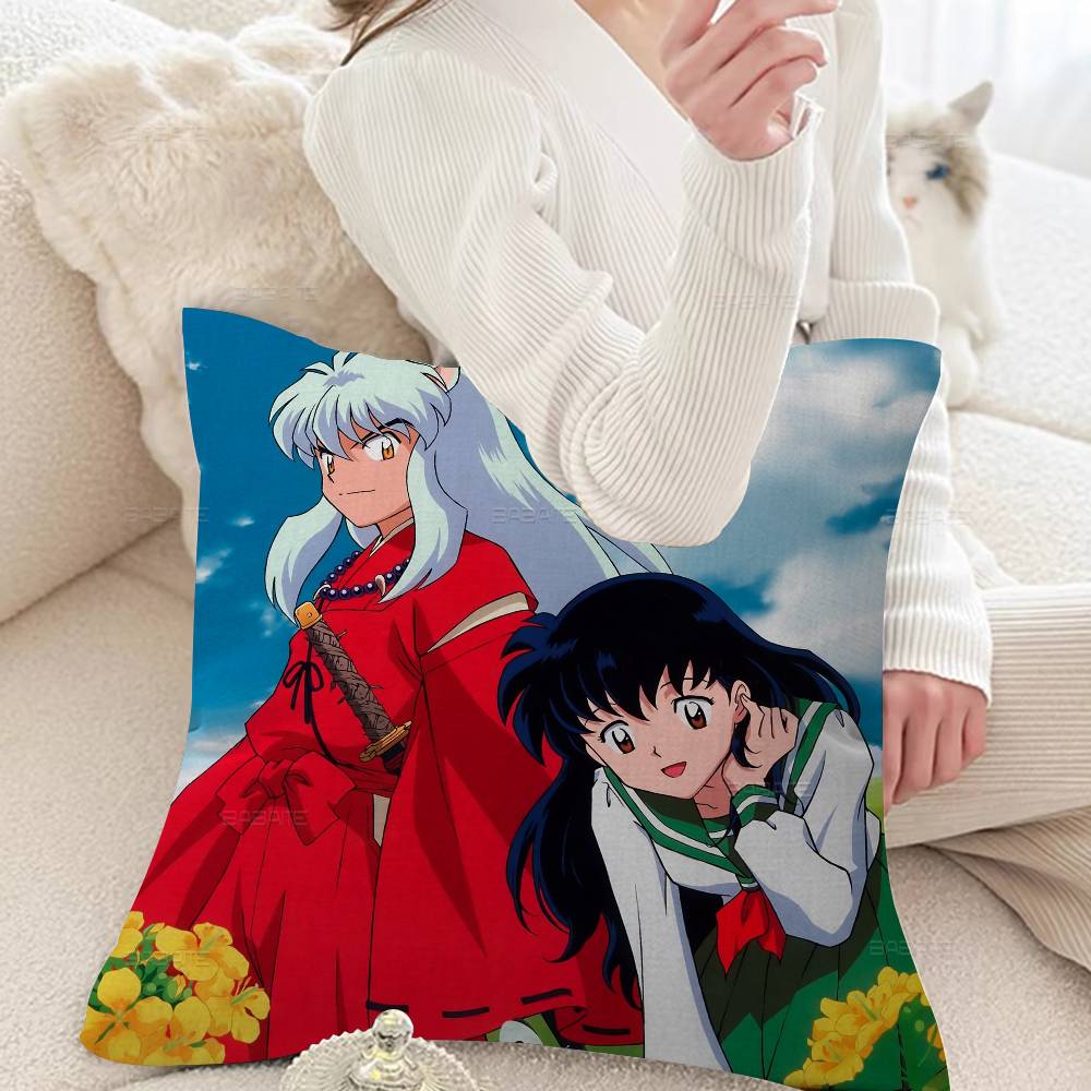 I-Inuyasha Anime Pillow Anime Pillow Sofa Bed Head Pillow Cover Cushion Cover 45x45 Cm Fashion