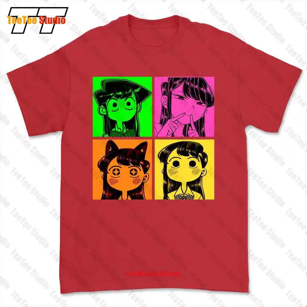 Manga Pop Art Komi San Curious Excited Smile 01 Tshirt Tee LHKE S