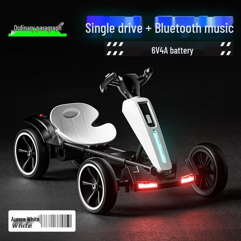Foldable Children's Electric Go-Kart - Remote Control Car for Boys & Girls
