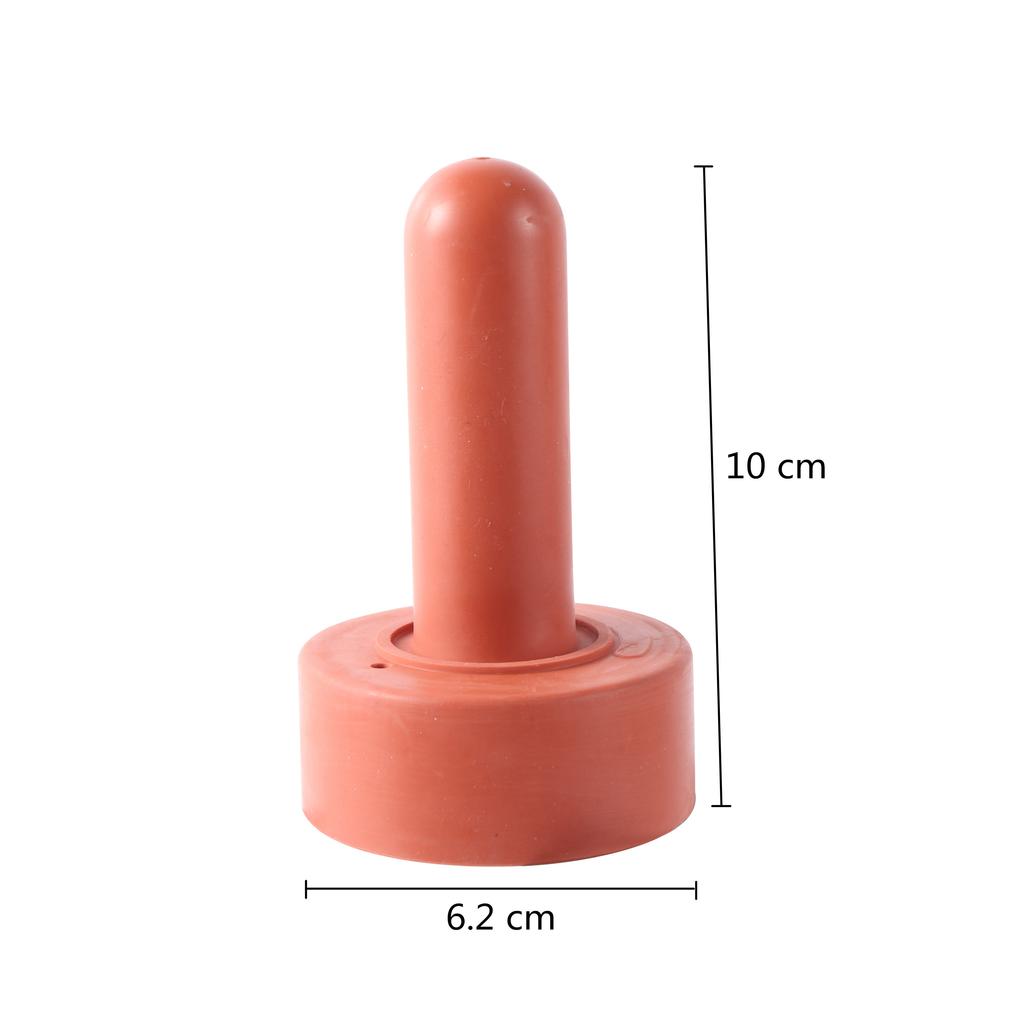 Calf Pacifier Natural Food Grade Rubber Lamb Pacifier Calf Milk Bottle Drink Nipple Farm Animal Feeding Supplies 1 Pc