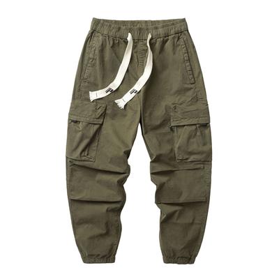Loose Trendy Brand Multi-pocket Overalls Men's Spring and Autumn Trendy Brand Tapered Sweatpants Men's Pants Casual Pants Men's Clothing