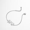 2024 European Retro Gothic Angel 'Babygirl' Love Letter Bracelet for Couples