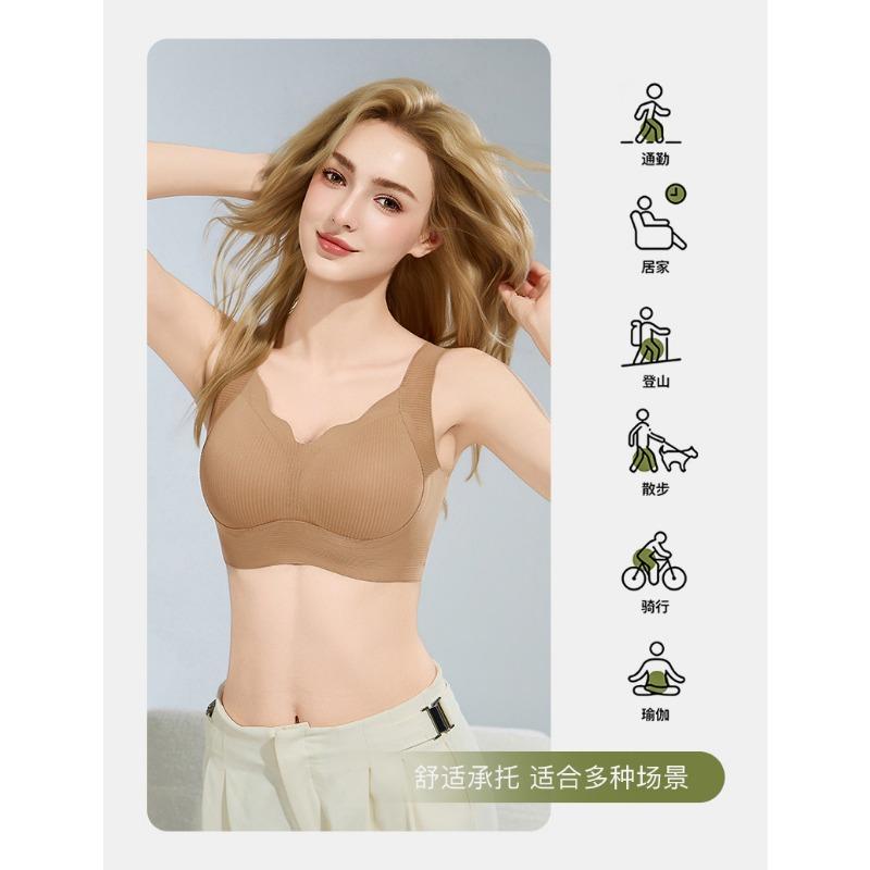Women S Seamless Push Up Bra For Small Chest Lifting Support Comfortable Wireless