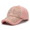 Female Autumn and Winter Hot Diamond Outdoor Warm Cap