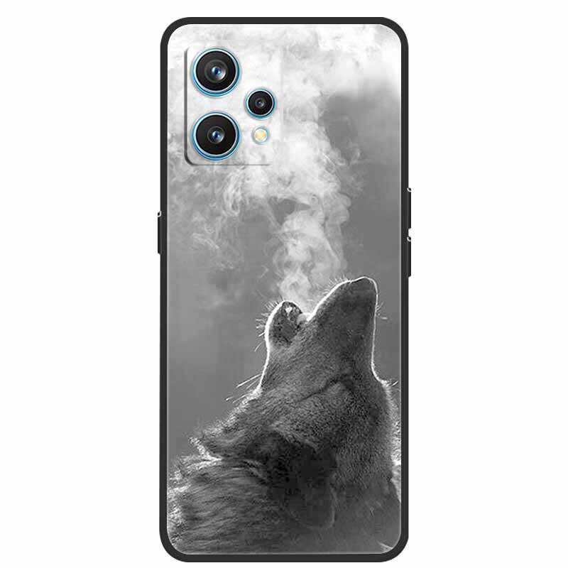 For Realme 9 Case RMX3521 Shockproof Soft silicone TPU Back Cover For Realme9 4G Phone Cases Realme 9 6.4 inch Cute Cartoon Bag
