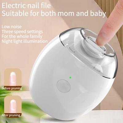 1PC Electric Nail Grinder Automatic Nail Clipper Baby Anti-Clip Meat Bass Grinder Care Kit