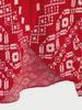 Women's Wool Christmas Snowflake V-Neck Cardigan - Double-Sided, Irregular, Backless, Off-Shoulder, Long-Sleeved Sweater