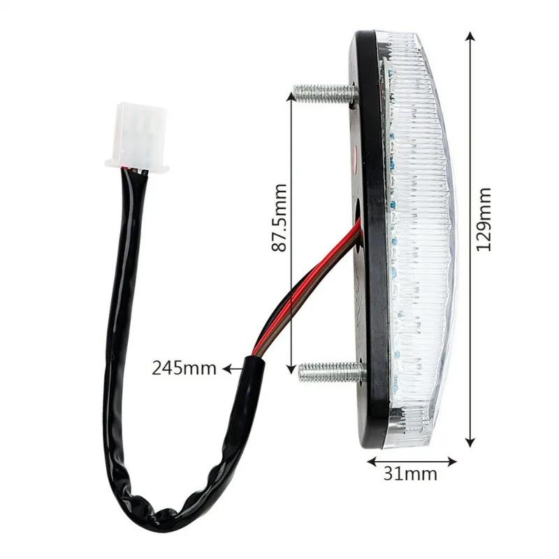 For 12V Lighting ATV Kart Popula Uiz For Moto Tail Brake Lights LED Rear Lights Cafe Racer Indicator Lamp Motorcycle Taillights