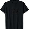 Black Sheep In Texta Doodle Design T-Shirt