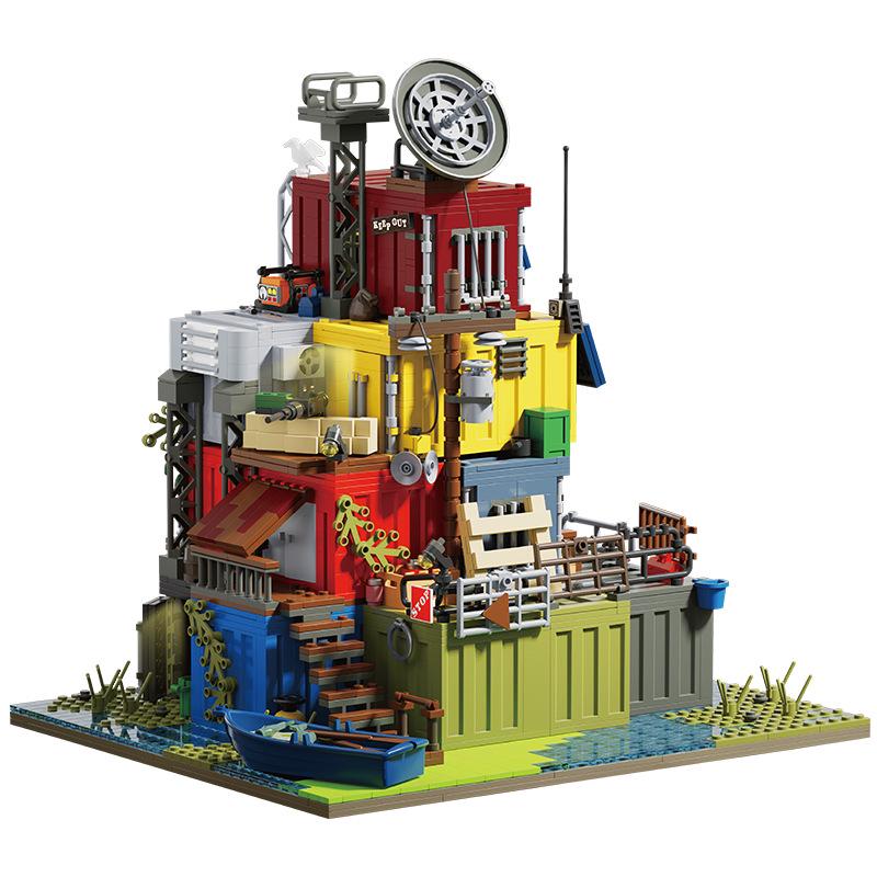 Jie Xing Doomsday Survival Base Building Blocks - Educational Toy Model for Children