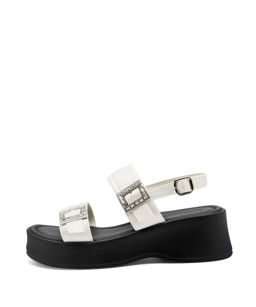 Spur Dune Double Belted Sandal 6.5Cm Strap Sandals -Ws9051 (2Color)