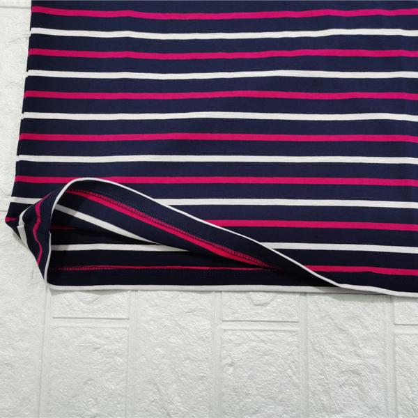 Women's Long-sleeved Cotton Polo Collar Long-sleeved T-shirt Striped Stretch Repair Bottoming Shirt