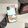 Cute Cartoon Bubu Dudu Phone Case For iPhone 16 15 14 Plus 15 13 12 11 Pro Max X XS MAX Matte Cover