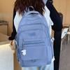 Schoolbag1011 Backpack Female Korean Version Simple Travel Leisure Backpack College Wind Large Capacity High School Junior High School Student School