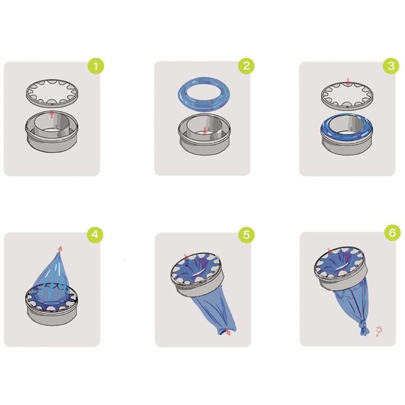 1 Roll Diaper Pail Refill Bags with Multi Layer Structure for Newborns and Infants Nappy Bin Refills Disposal Bag