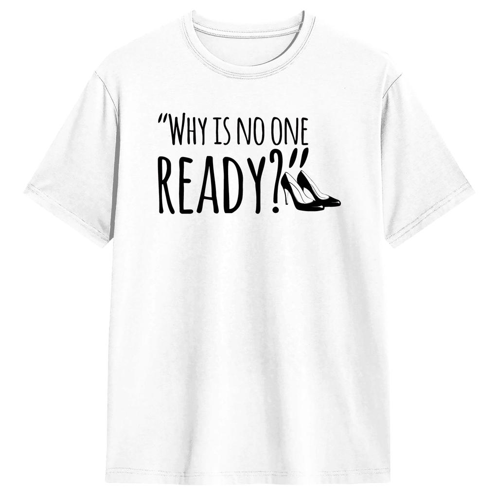 Maglietta per Coppia The Devil Wears Pradaed New York Tacchi Rossi Magliette Harajuku T-shirt Estiva Y2K Abbigliamento Casual in Cotone Regalo