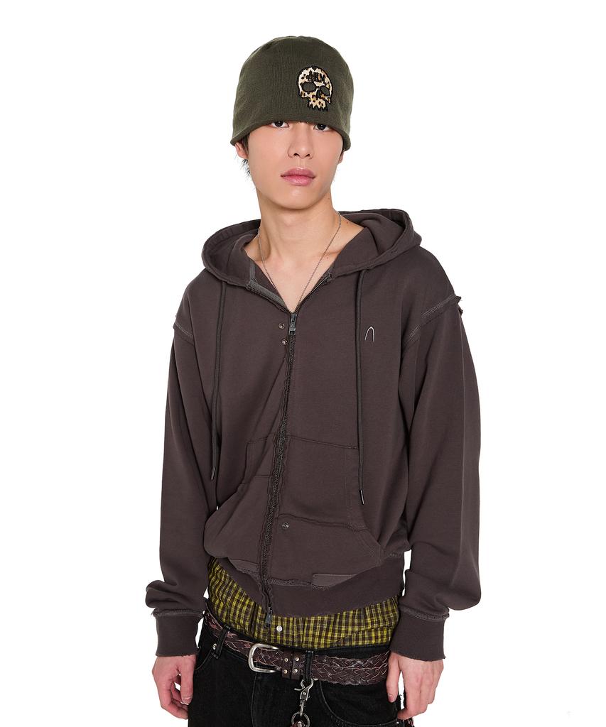AAKAM Skull Beanie (Khaki)