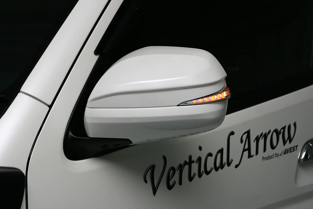 

HIACE 200 Series LED Flowing Turn Signal Door Mirror Lens Cover Unpainted Optional Lamp Blue LED