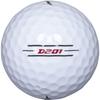 Mizuno D201 Hvide Golfbolde 12 Distance Velegnet til Hovedhastigheder på og Blød 5NJBD220 (1 dusin, bolde) - Type, 35m/s Over, Følelse, 2-delt