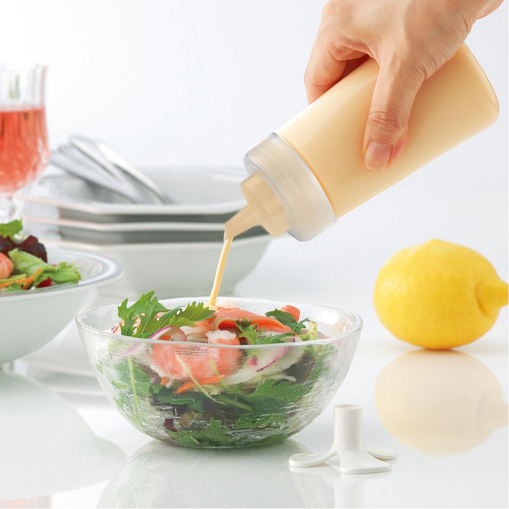 8-Pack Multipurpose Condiment Bottles For Dressing, More  Reusable Plastic Containers With Lids,  , Dishwasher Safe By 8 Oz/240 Ml