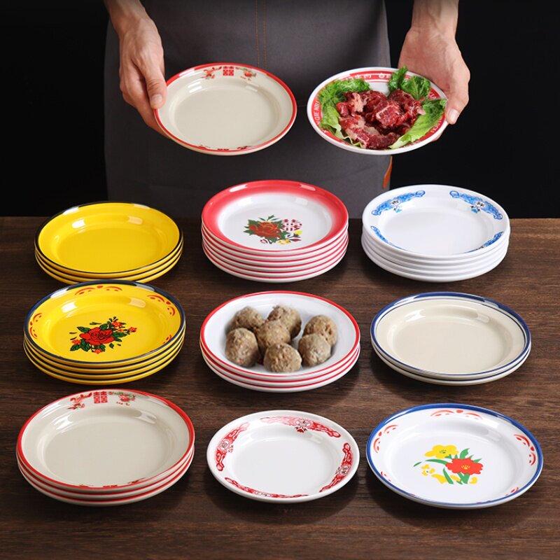 Nordic Style Melamine Serving Plate