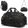Duffel Sling Bag for Men Women 3-in-1 Tactical Gym Backpack with Shoe Compartment Convertible Weekender Overnight Travel Bag