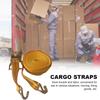 Claw Lorry Lashing Handy Straps 40mm Load Winch Towing Rope 3/6/8/10 Meter Truck Strapping Rope Fastener Tighten Belt Strap Rope