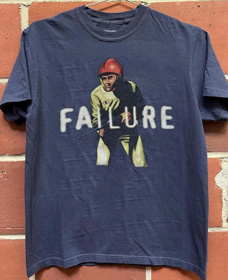 Переделка Неудача Фантастическая Планета Темно-синяя Футболка Графическая футболка Унисекс Унисекс Футболка XL