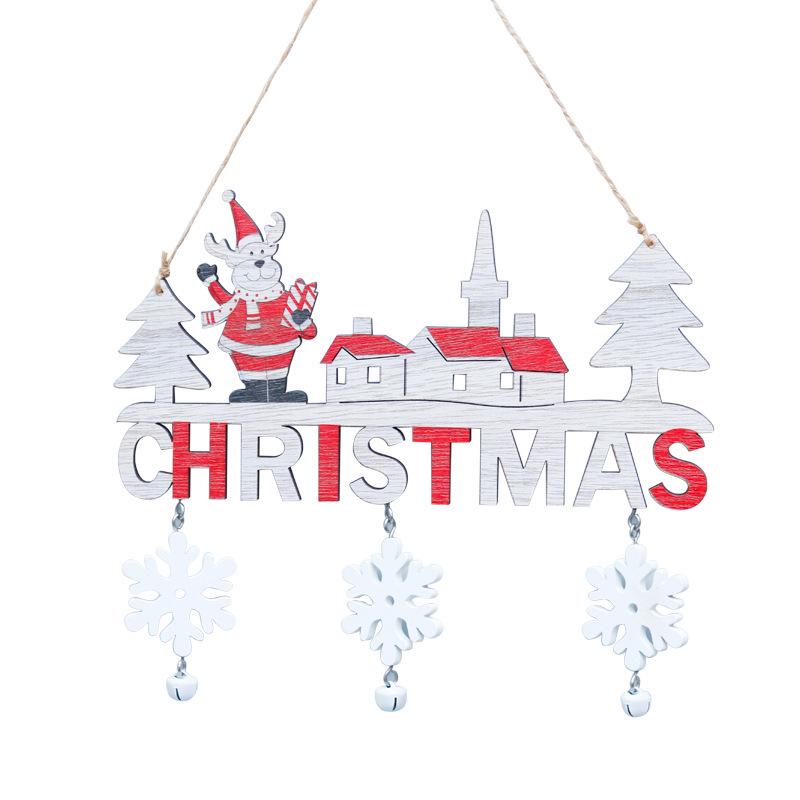 Creative Wooden Christmas Ornaments: Home, Restaurant, Door Hangings & Gifts