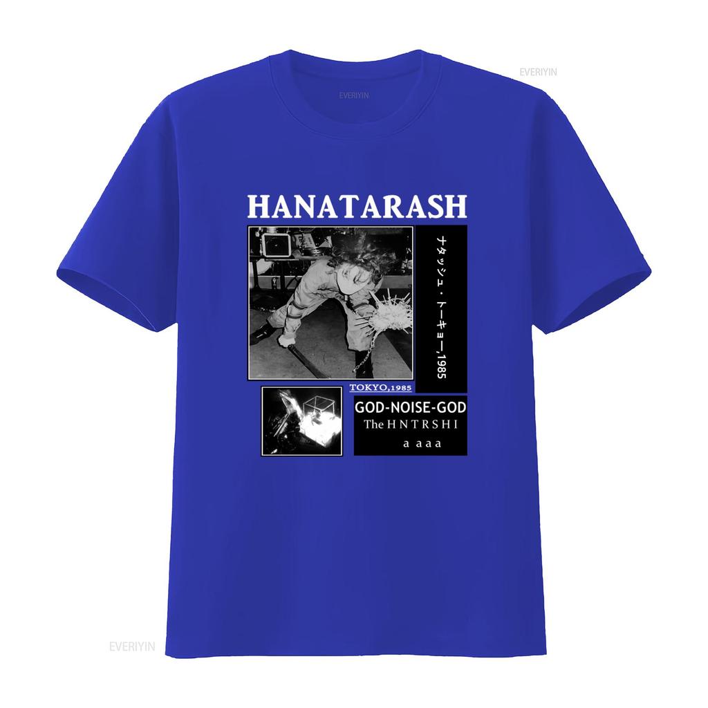 Hanatarash Noise God Reprinted Vintage Tokyo 1985 Rock Band T Shirt for Fan vintage Washed Unisex Slightly graphic fashion