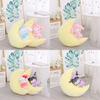 Soft Sanrio Sleeping Moon Plush Toy Birthday Gift For Kids Kt Mymelody Cinnamoroll Kuromi